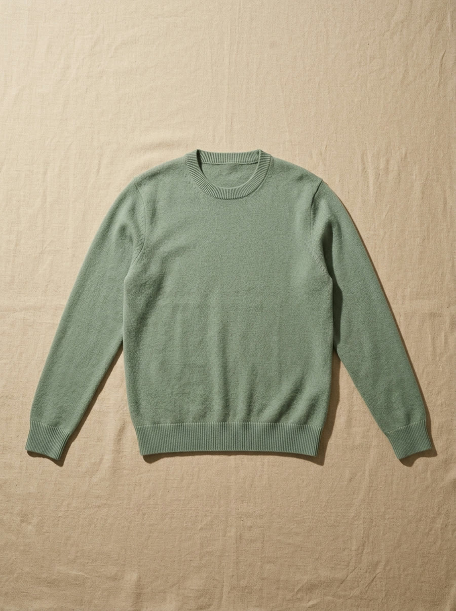 Merino crew knit