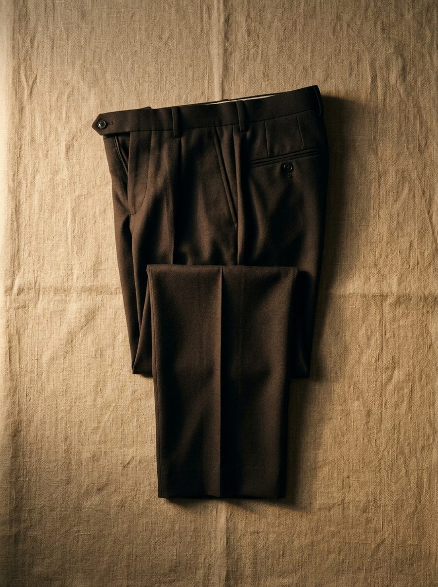Wool dress trouser